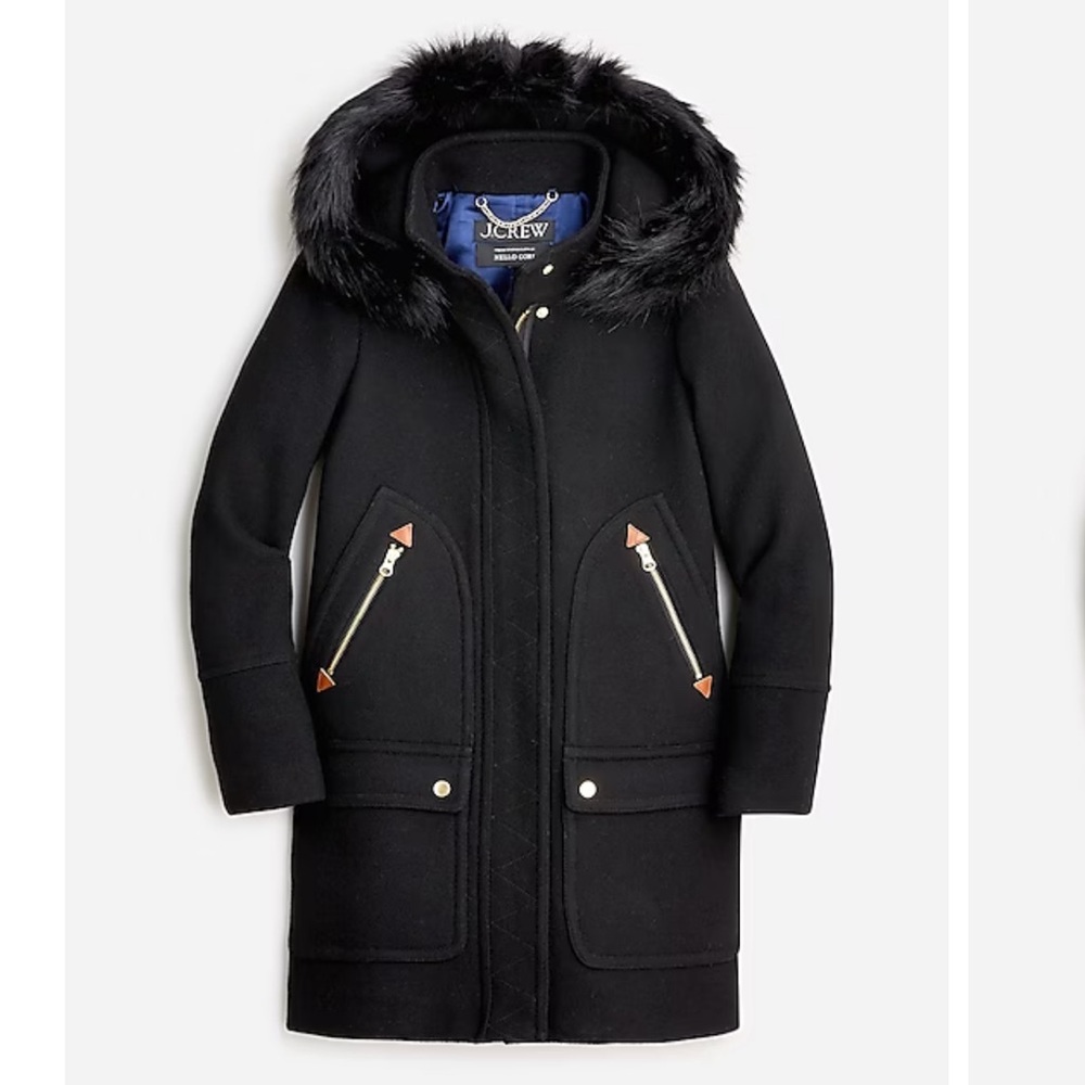 J CREW | Petite new chateau parka in Italian stadium-cloth